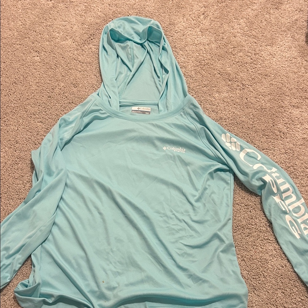 Columbia Aqua Long Sleeve Hoodie